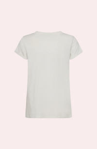 Flori O-SS Tee - White