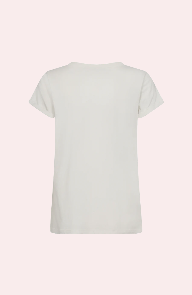 Flori O-SS Tee - White