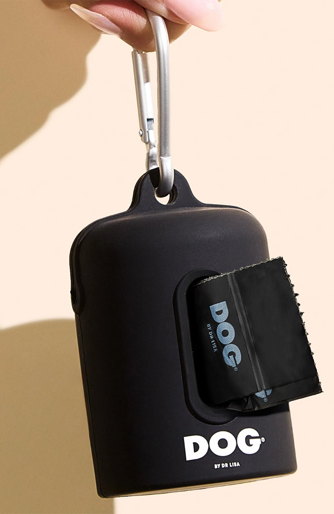 DOG Poo Bag Holder - Black