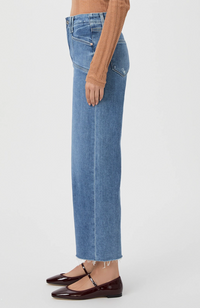 Anessa Wide Leg Jean - Sunnie Distressed