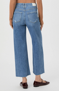 Anessa Wide Leg Jean - Sunnie Distressed