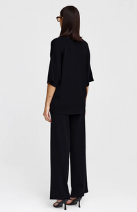 Camden Knit Tee - Black