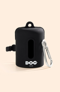DOG Poo Bag Holder - Black