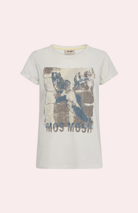Flori O-SS Tee - White