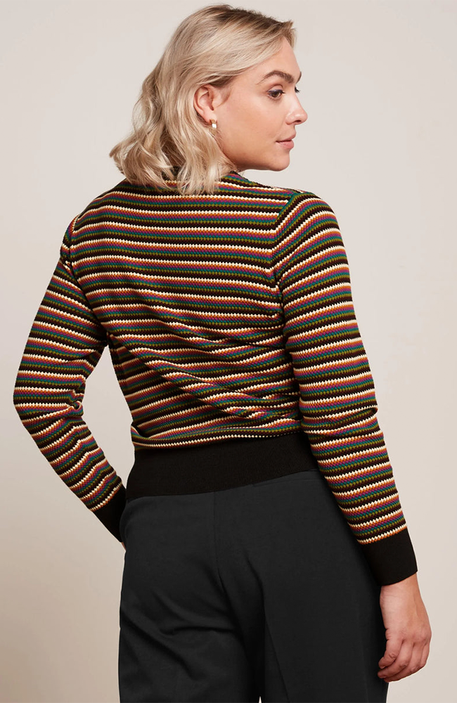 Gilmour Round Neck Cardi - Black