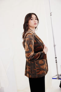 Surry Velvet Jacket - Print