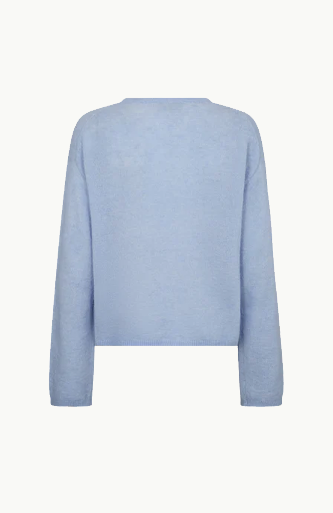 Mape O-Neck Knit - Brunnera Blue