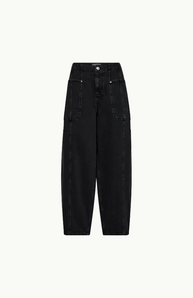 Rosy Galleon Jeans - Dark Grey Melange