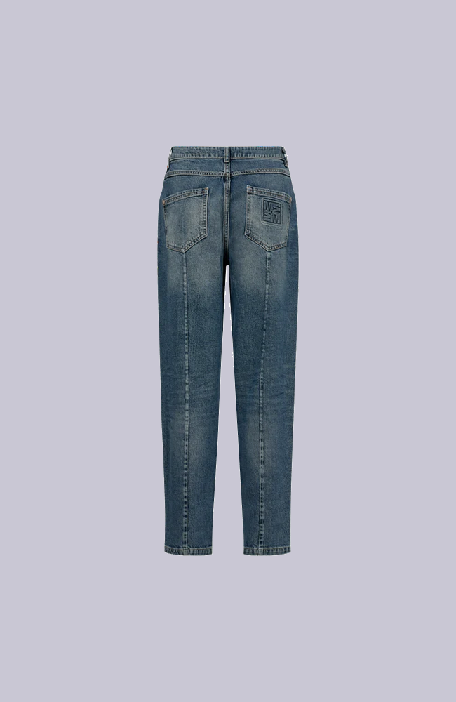 Adeline Cut Jeans - Mid Blue