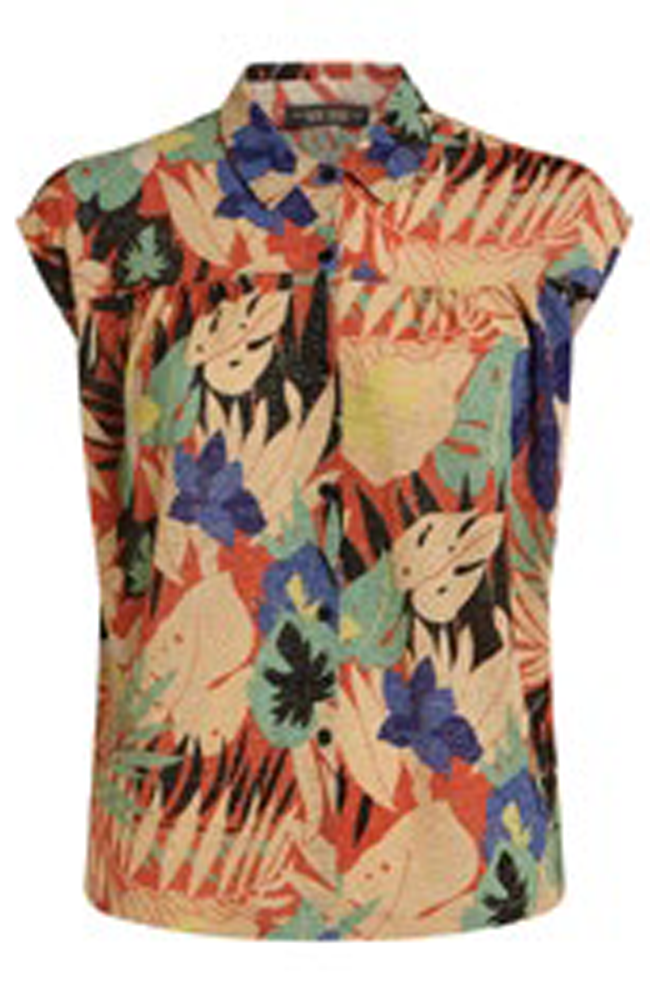 Amy Blouse Mola - Langoustino Orange