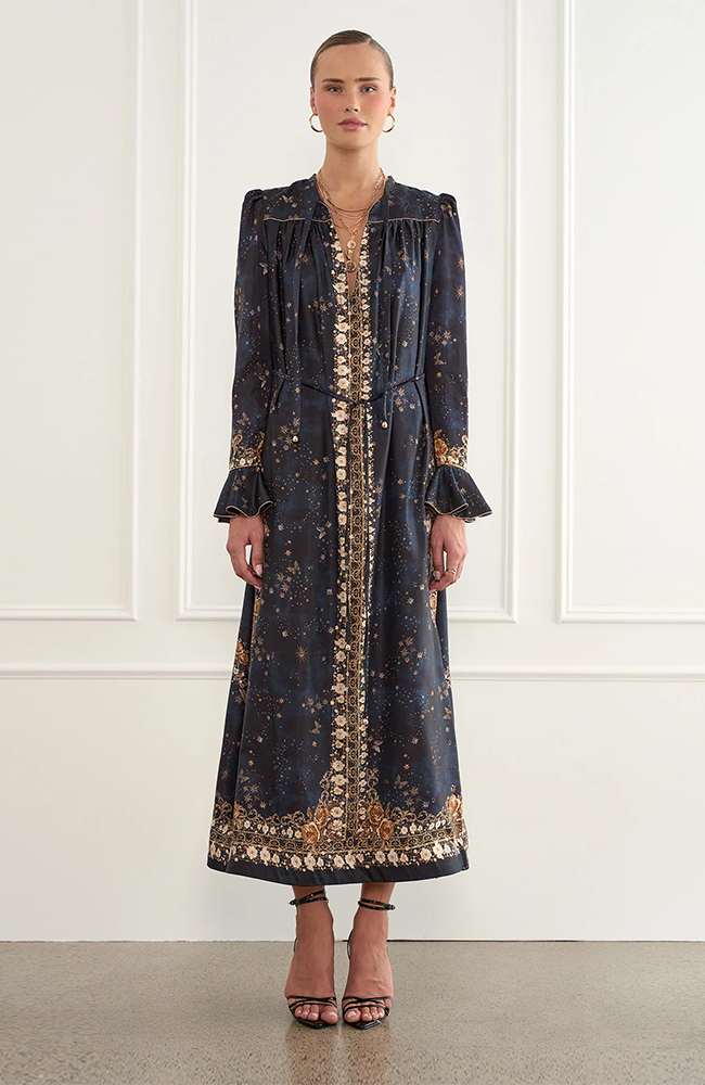 Andromeda Sage Maxi Dress - Multi