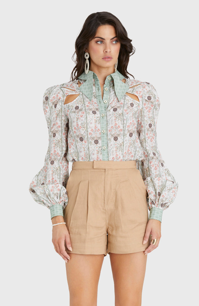 Renee Blouse - Amaryliss Print