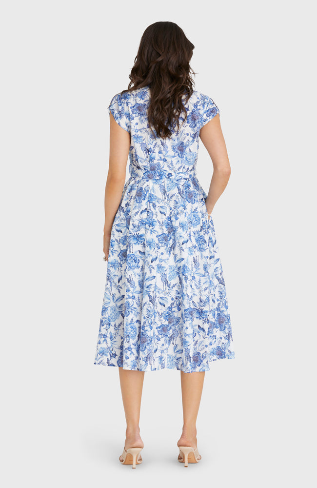 Josephine Dress - Azalea Print