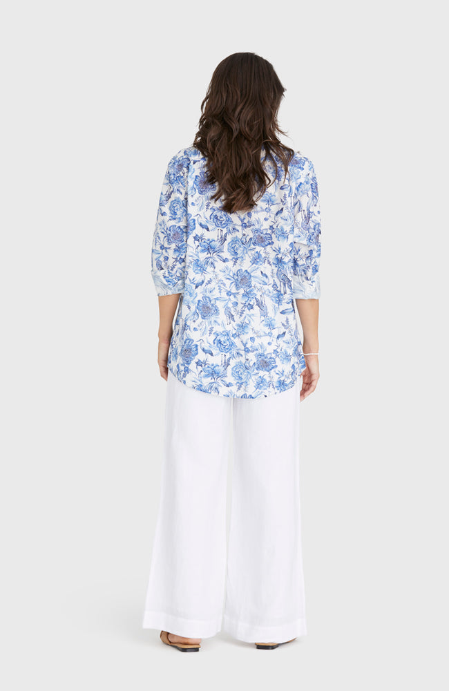 Blake Shirt - Azalea Print