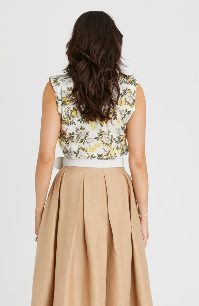 Klara Top - Clementine Print