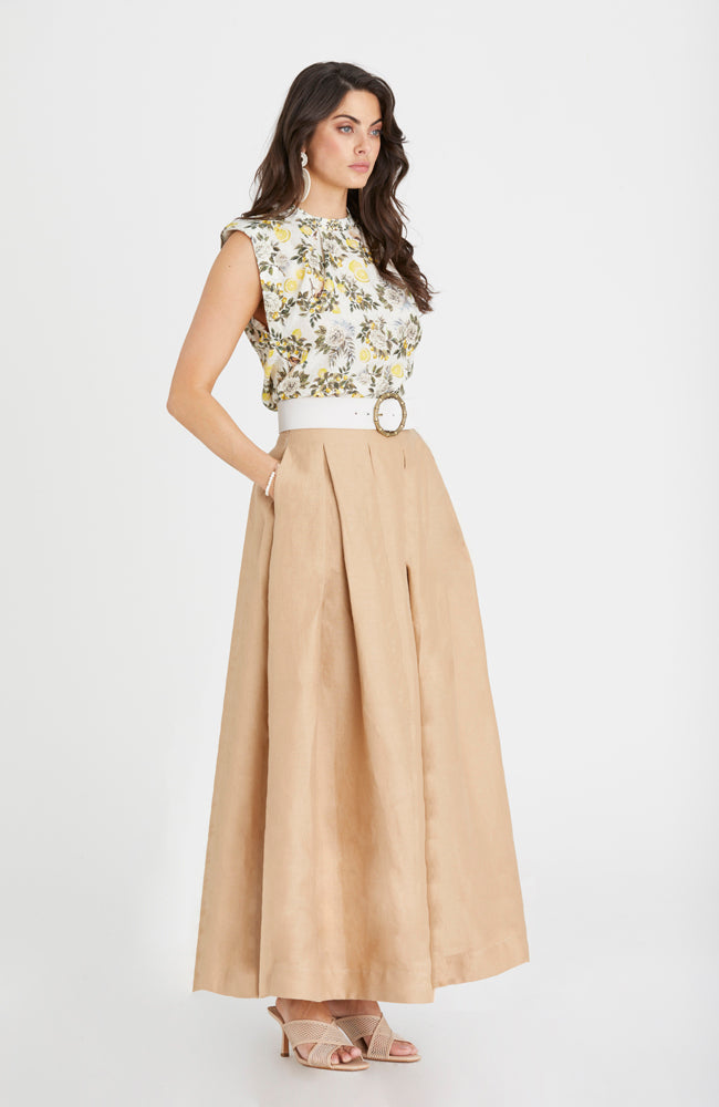Klara Top - Clementine Print