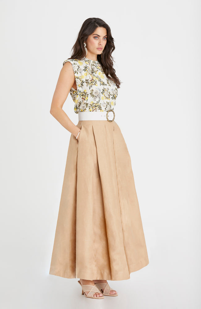 Klara Top - Clementine Print