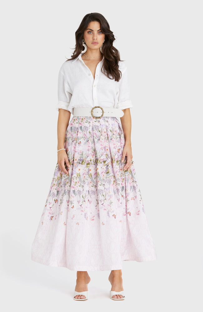 Annette Maxi Skirt - Zephyr Print