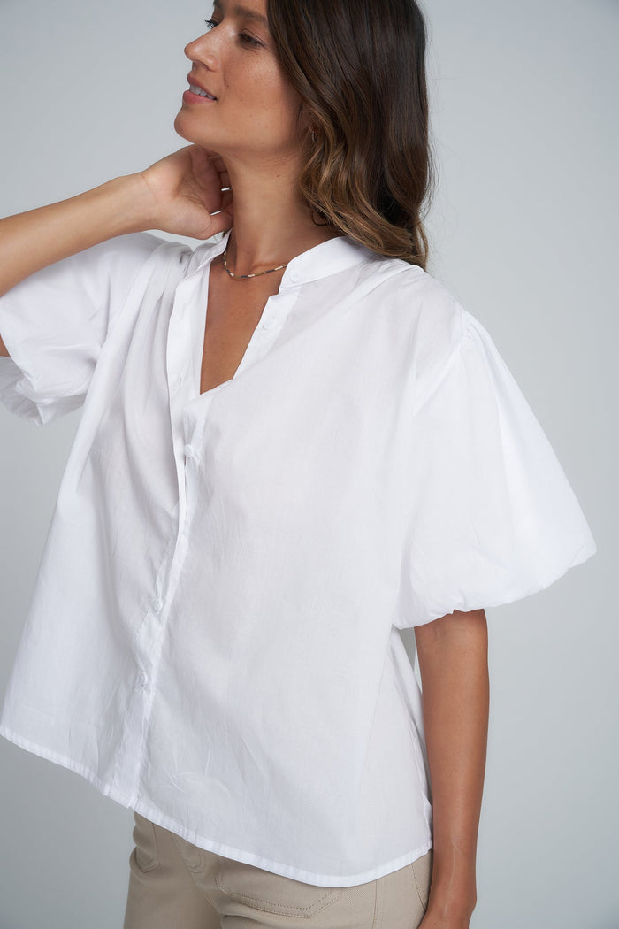 Atlas Cotton Shirt - White