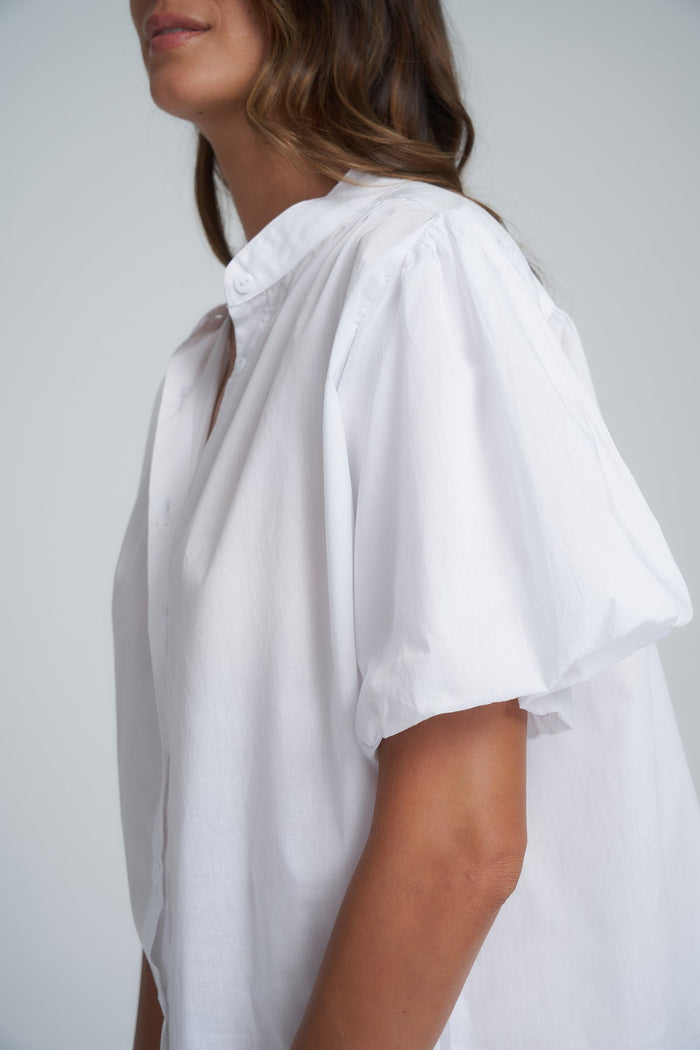 Atlas Cotton Shirt - White
