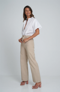 Atlas Cotton Shirt - White