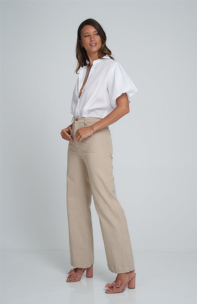 Atlas Cotton Shirt - White