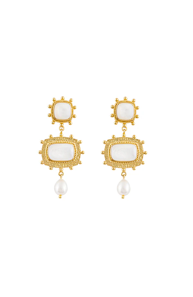 Catherine Earrings - Gold