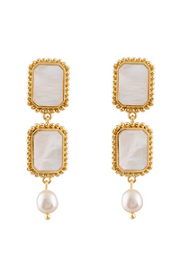 Elizabeth Earrings - Gold