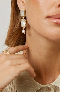 Elizabeth Earrings - Gold