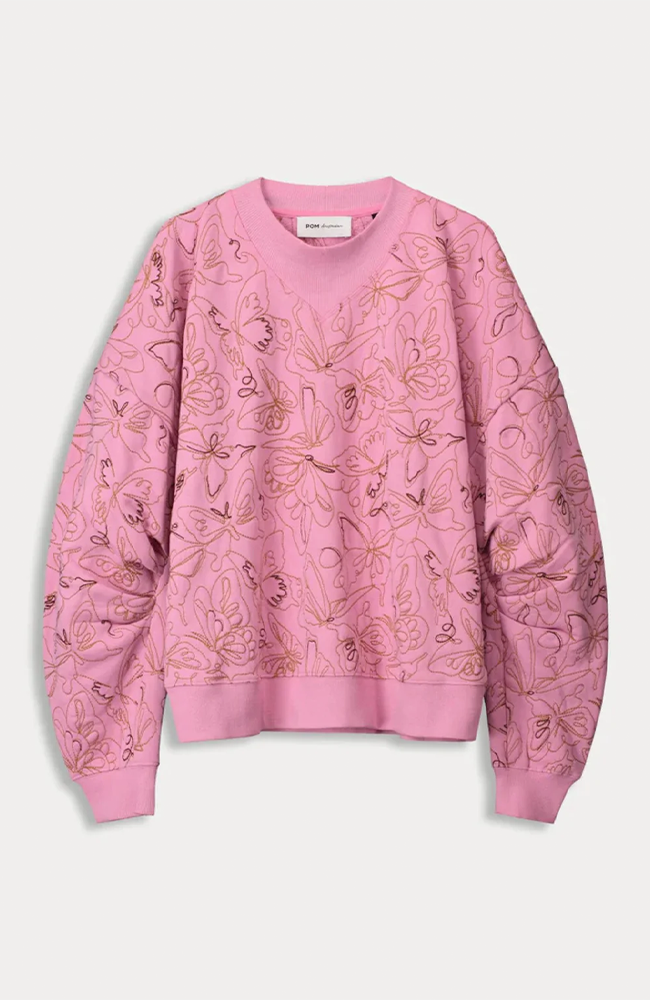 Butterfly Sweater - Rose Pink
