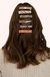 Hair Clips - Midnight & Champagne Glamour