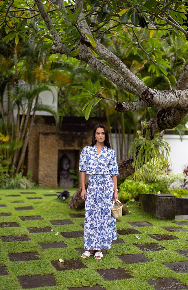 Le Jardin Skirt - Jardin Print