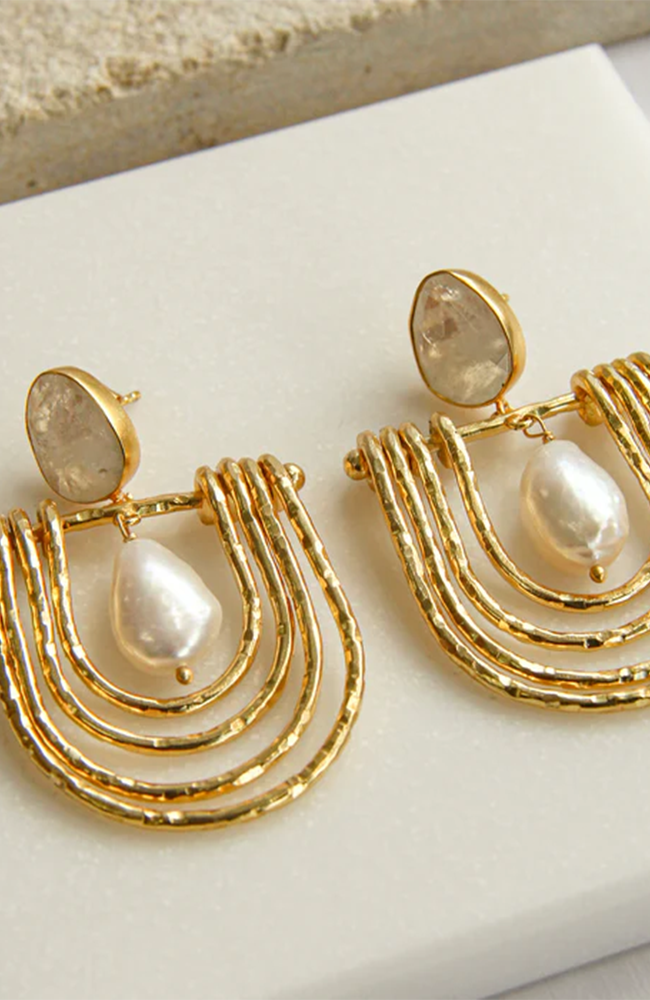 Olympia Earrings - Gold