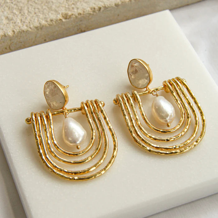 Olympia Earrings - Gold
