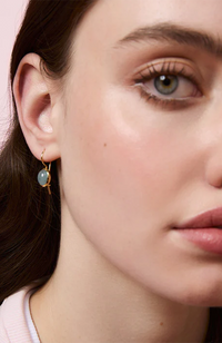 Glaze Earrings - Aquamarine