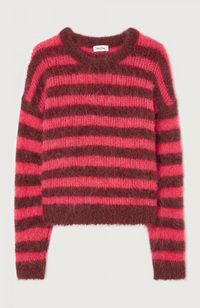 BYMI Pullover - Burgundy & Hortensia Striped