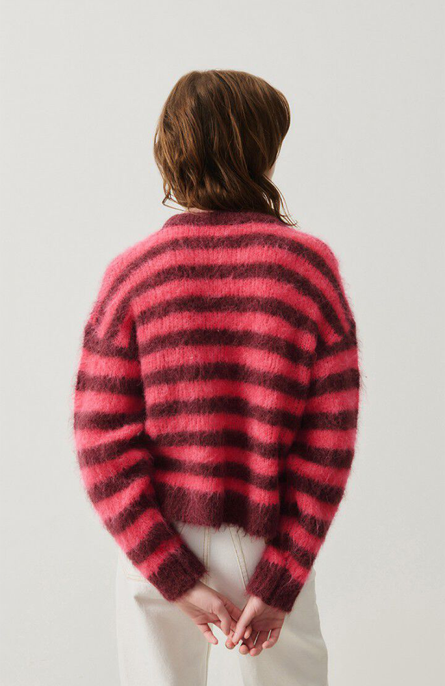 BYMI Pullover - Burgundy & Hortensia Striped