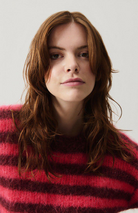 BYMI Pullover - Burgundy & Hortensia Striped