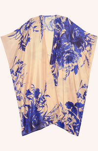 Beach Wrap Around - China Blue Blooms