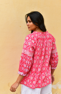 Cameilia Blouse - Cherry