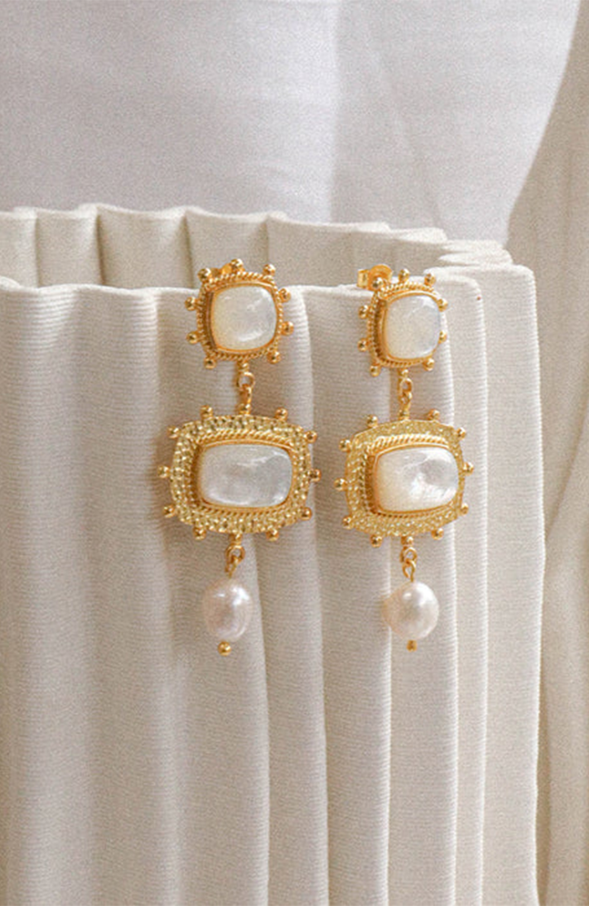 Catherine Earrings - Gold