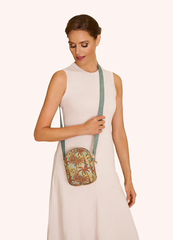 Canvas Out and About Bag - Patterned Palms