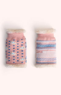 Wrist Warmers - Westie/Candy
