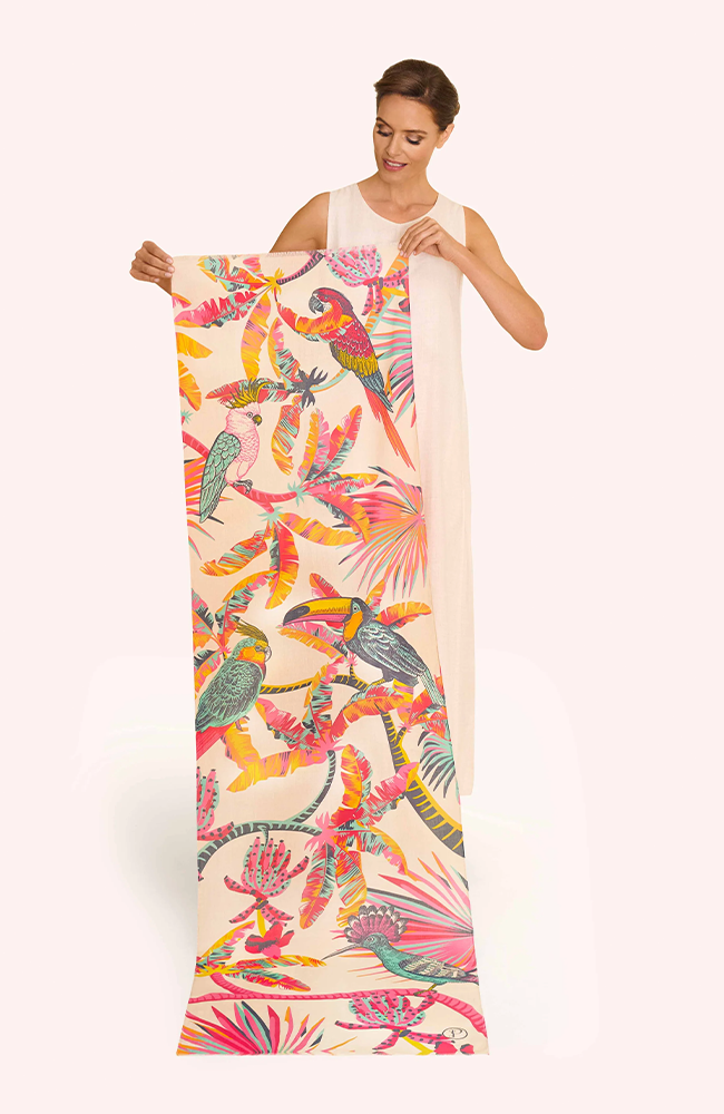 Cotton Scarf - Tropical Paradise