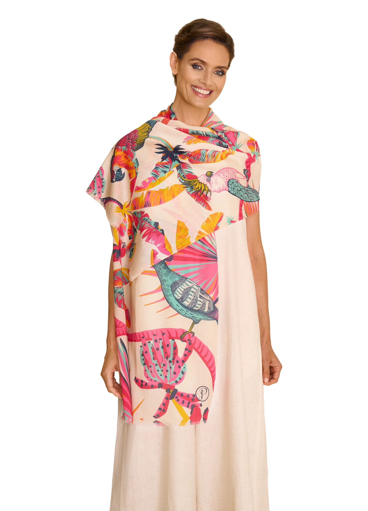 Cotton Scarf - Tropical Paradise