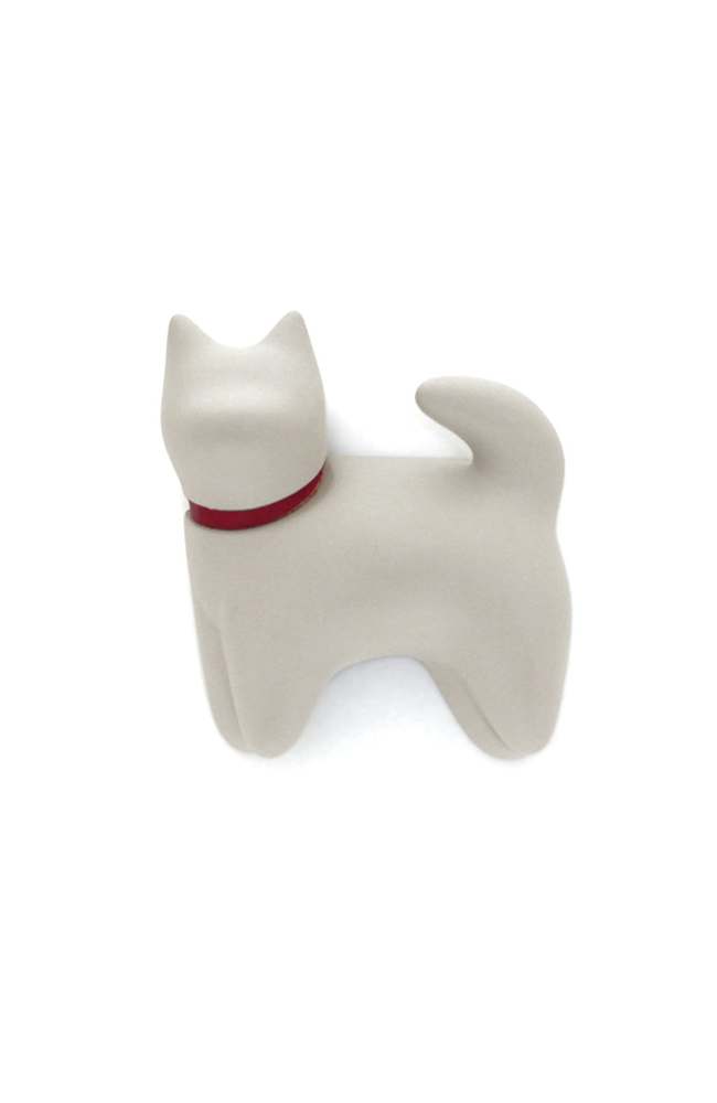 Dog Magnet Handsome White