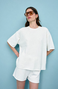 Camden Knit Tee - Ivory