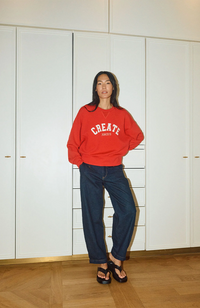 Cello O-LS SweatShirt - Chinese Red