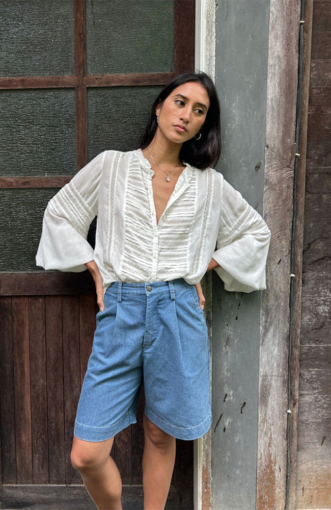 Persia Top - Ivory