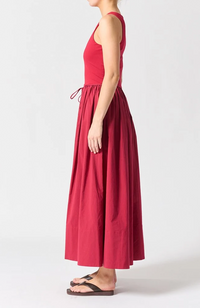 Corsica Dress - Crimson Red